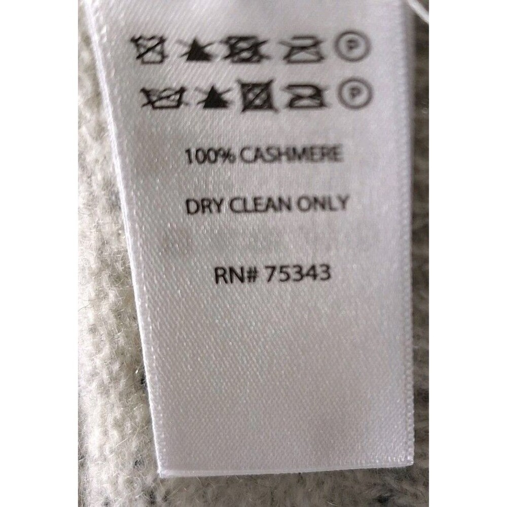 Rachel Zoe Womens XL 100% 2-Ply Cashmere Sweater NWT Luxury Soft Knit Crew Neck - Picture 6 of 9